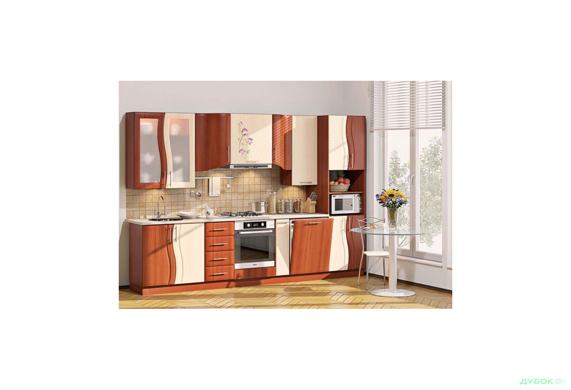 Зображення 8 - Модульна кухня Серія Волна матована Комфорт Меблі