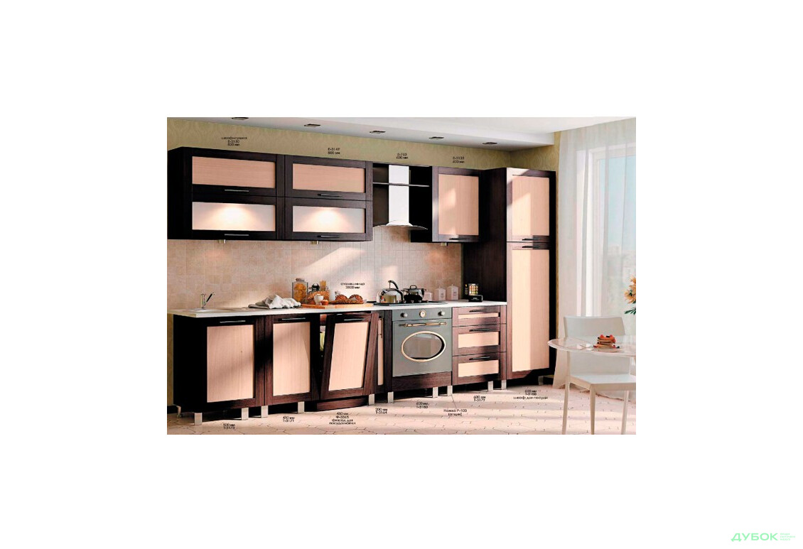 Зображення 22 - Модульна кухня Серія Престиж Комфорт Меблі