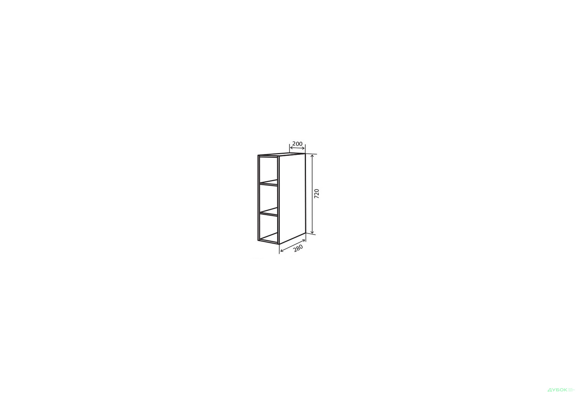 Зображення 1 - В1 Полиці Флет VIP-master