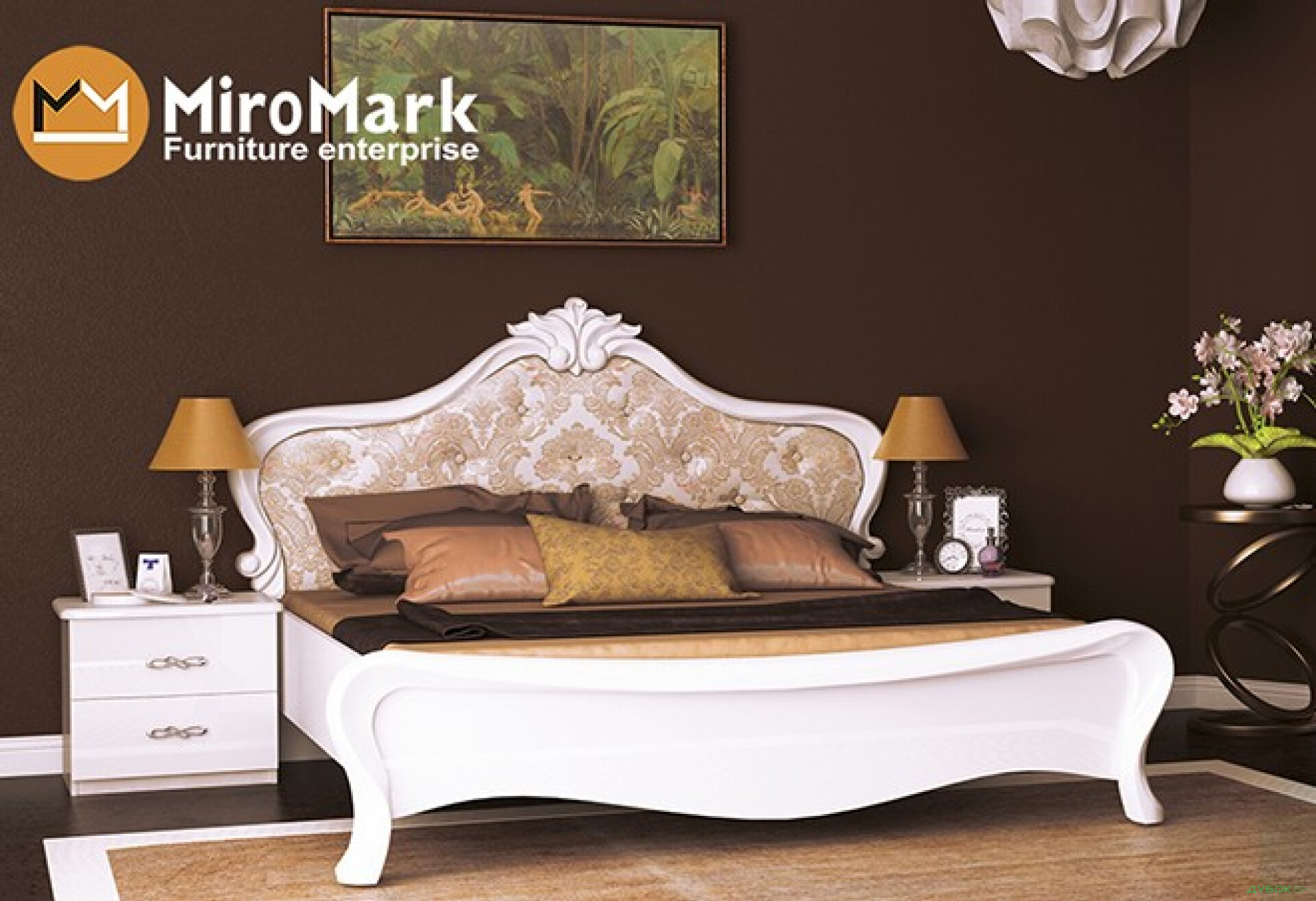 Фото 2 - Кровать 160 мягкая спинка (без каркаса) Прованс МироМарк