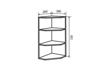 В15 Полиці кутові 72