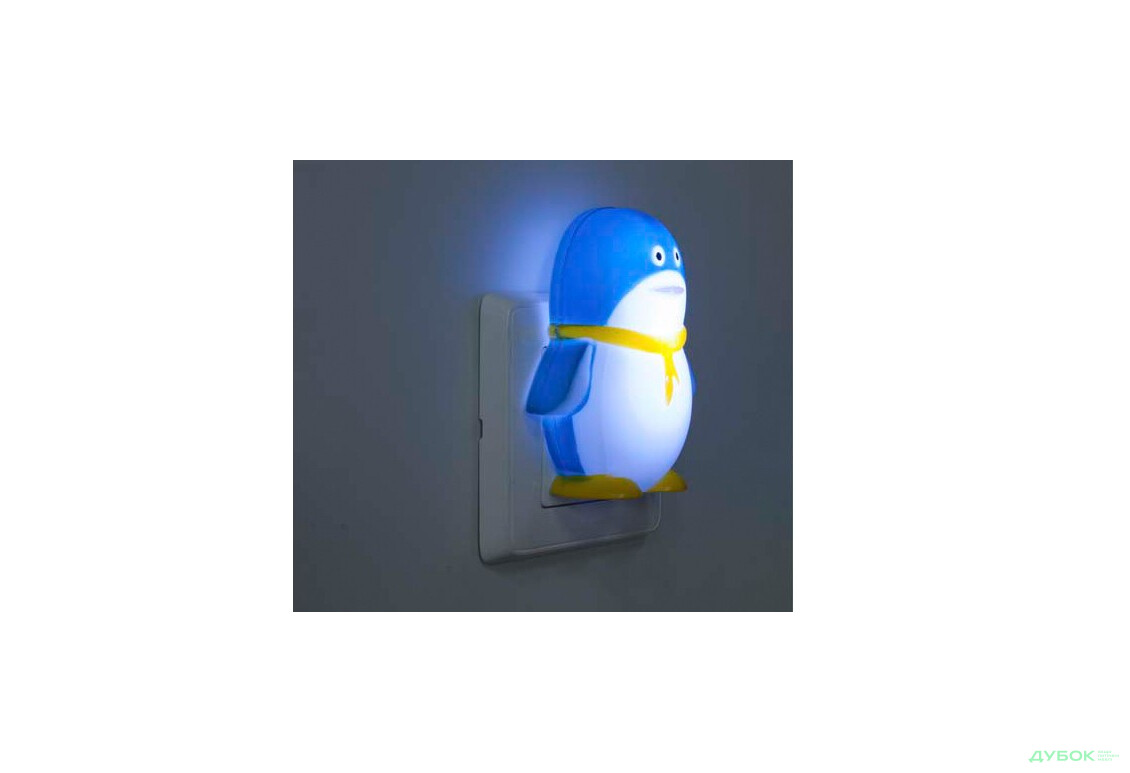 Фото 2 - Нічник FN1001 Пінгвін 1.5W (синій) Feron