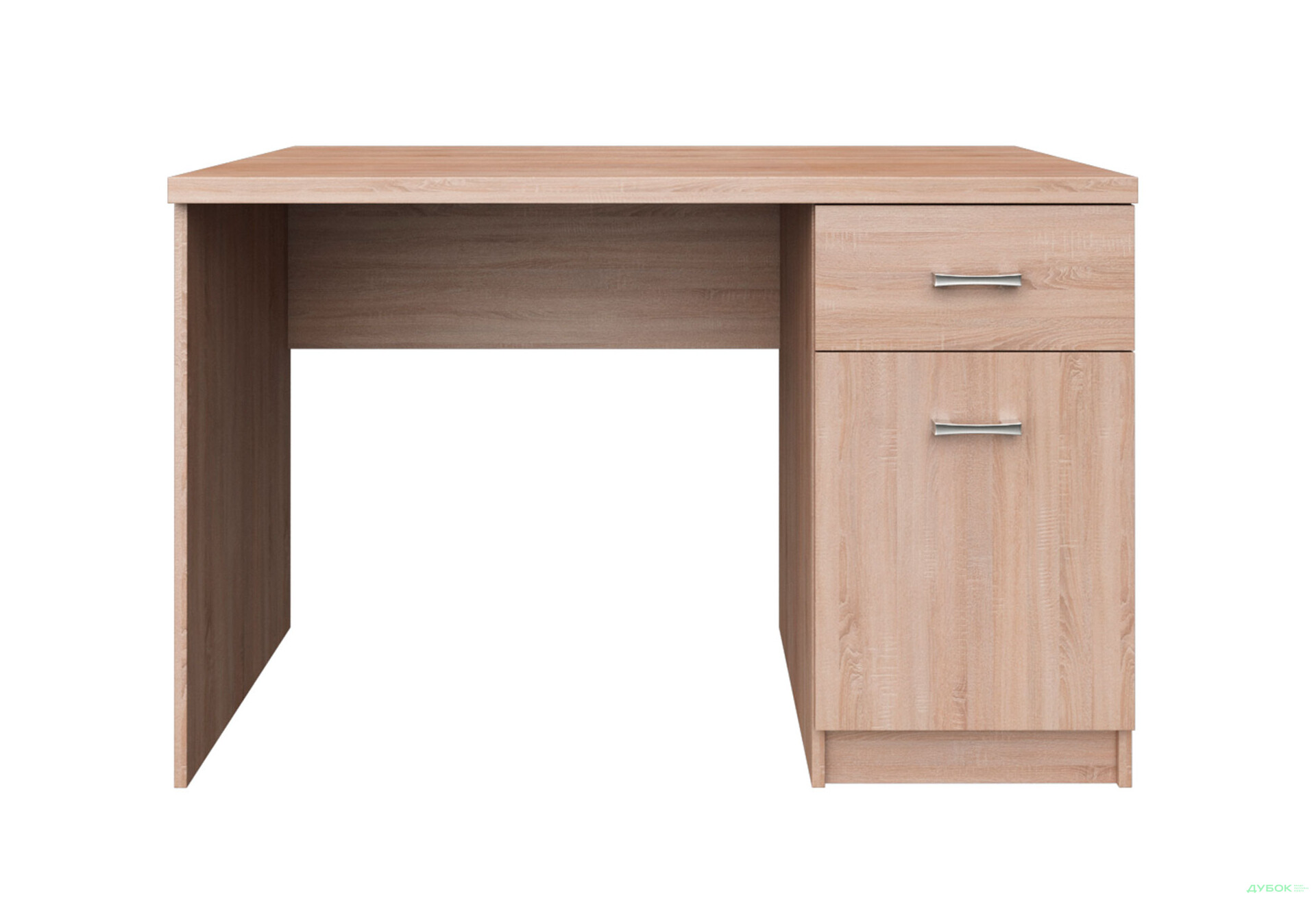 Изображение 1 - Стол письменный ВМВ Холдинг Топ-микс 120x55 см с тумбой и ящиком, дуб сонома
