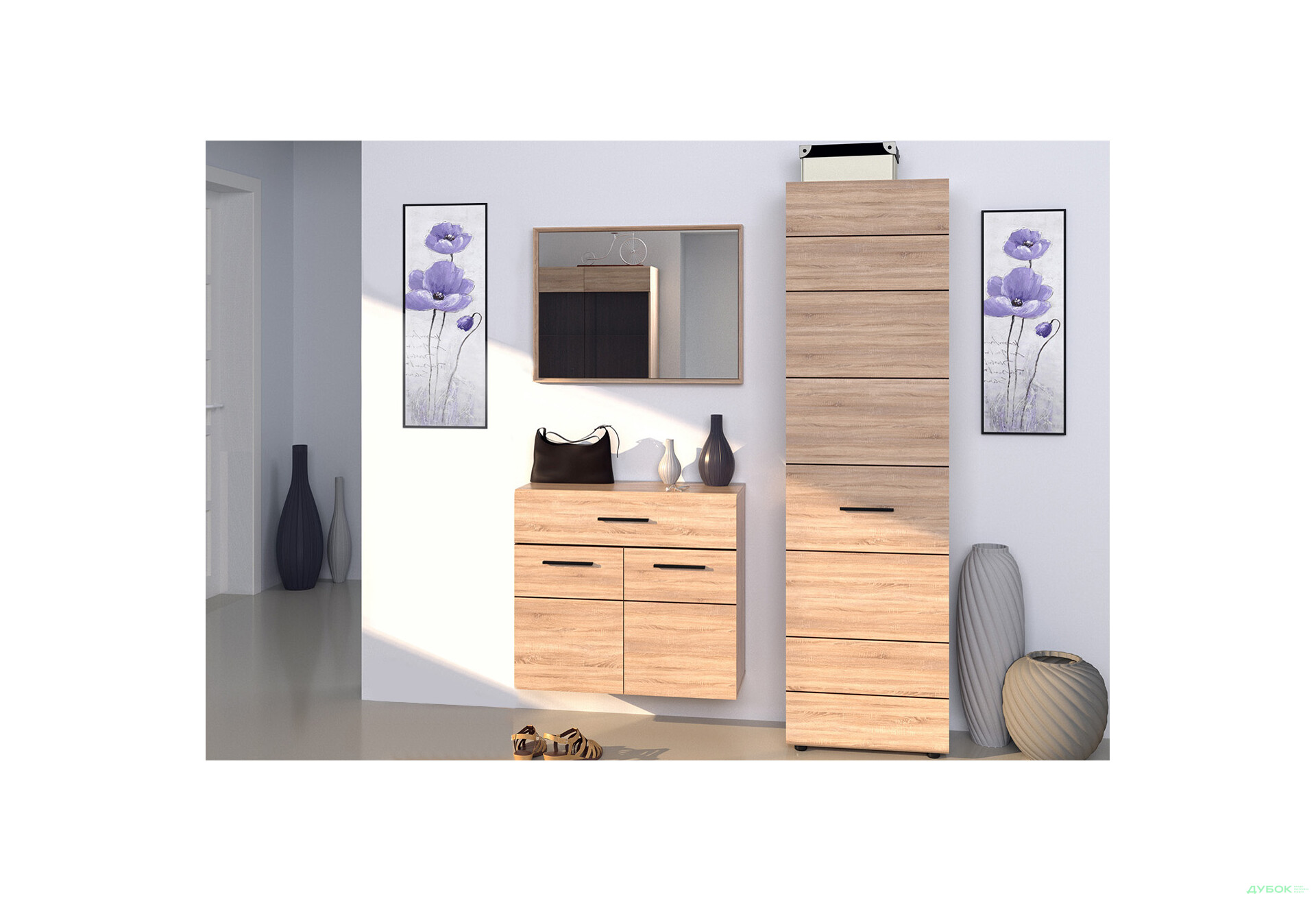 Прихожая Соло 1.35 ВМВ Холдинг - Изображение 1 Изображение 1 - Прихожая Соло 1.35 ВМВ Холдинг