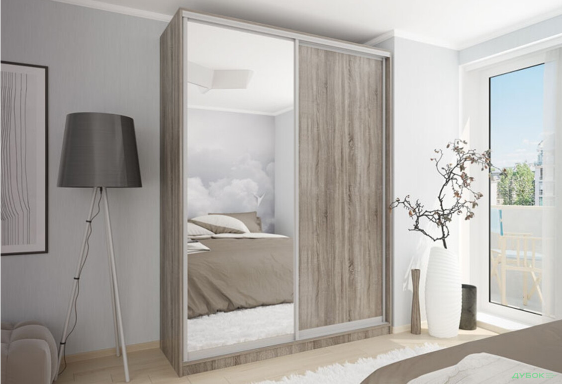 Зображення 2 - Шафа-купе 2Д 1.4 м VIP-master