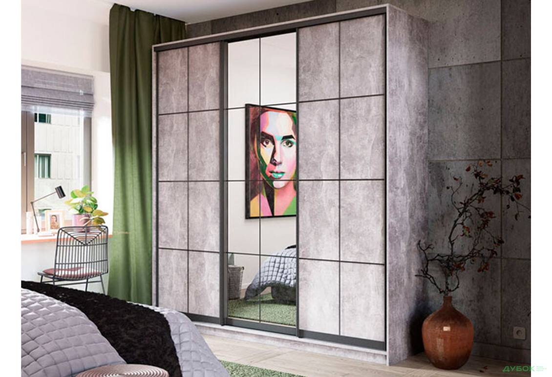 Зображення 7 - Шафа-купе 3Д 2.0 м VIP-master