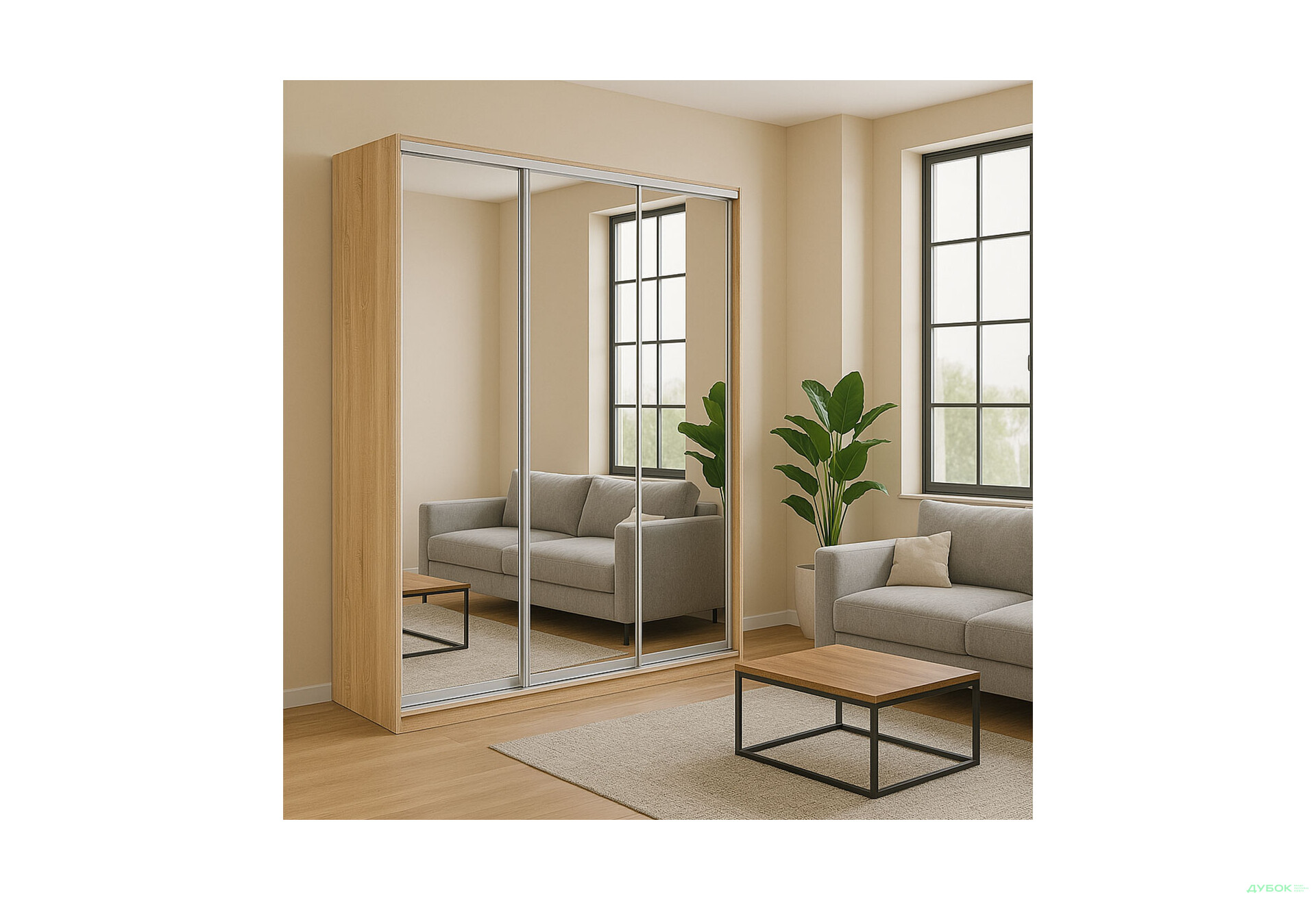 Зображення 14 - Шафа-купе 3Д 2.0 м VIP-master