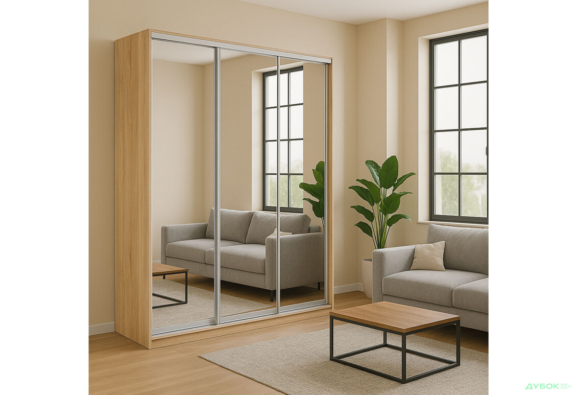 Зображення 14 - Шафа-купе 3Д 2.0 м VIP-master