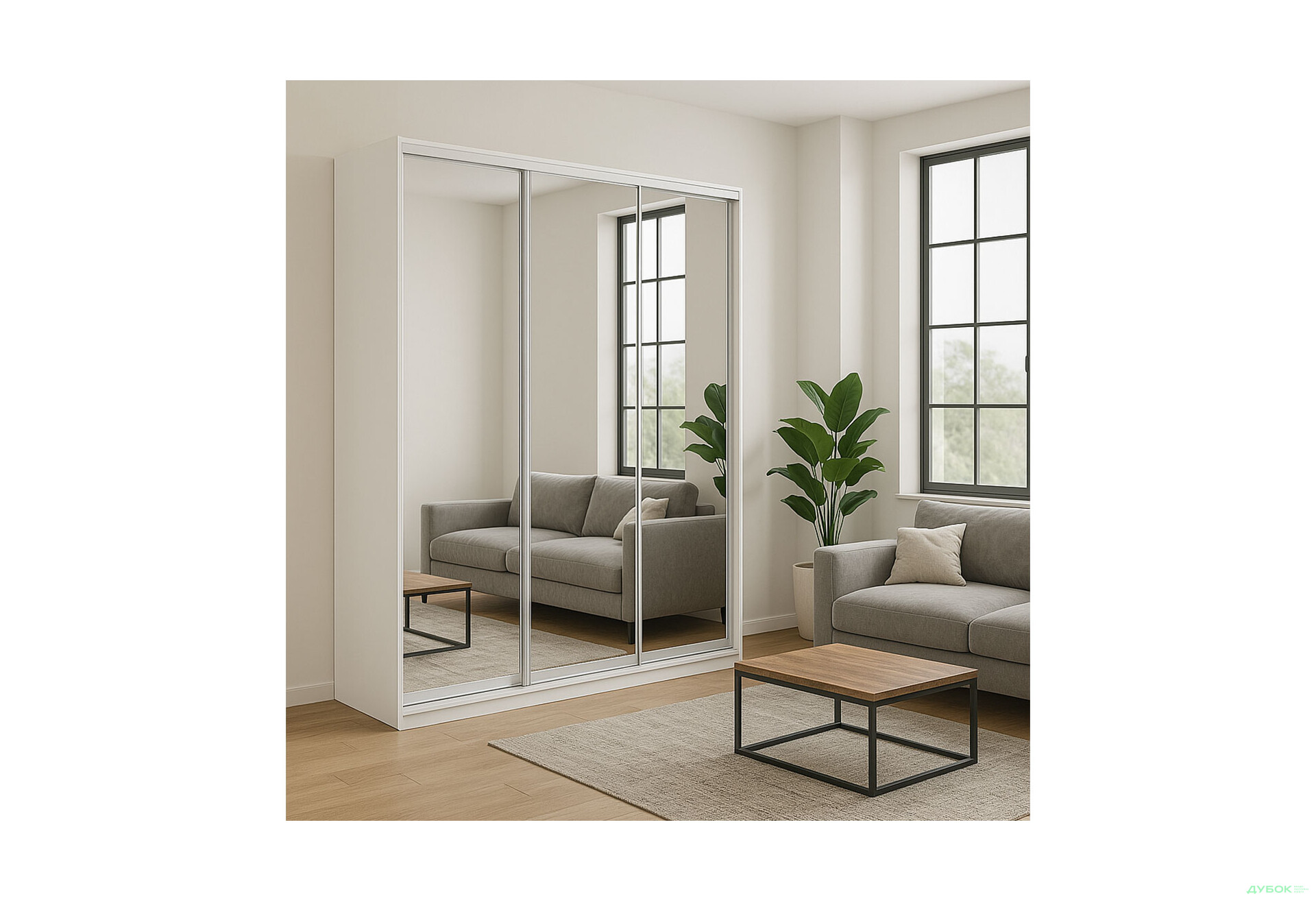 Зображення 5 - Шафа-купе 3Д 2.0 м VIP-master