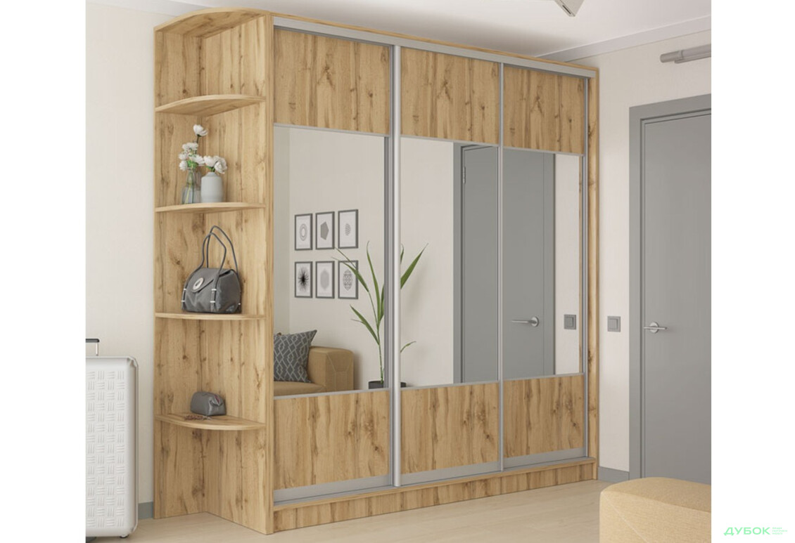 Зображення 9 - Шафа-купе 3Д 2.0 м VIP-master