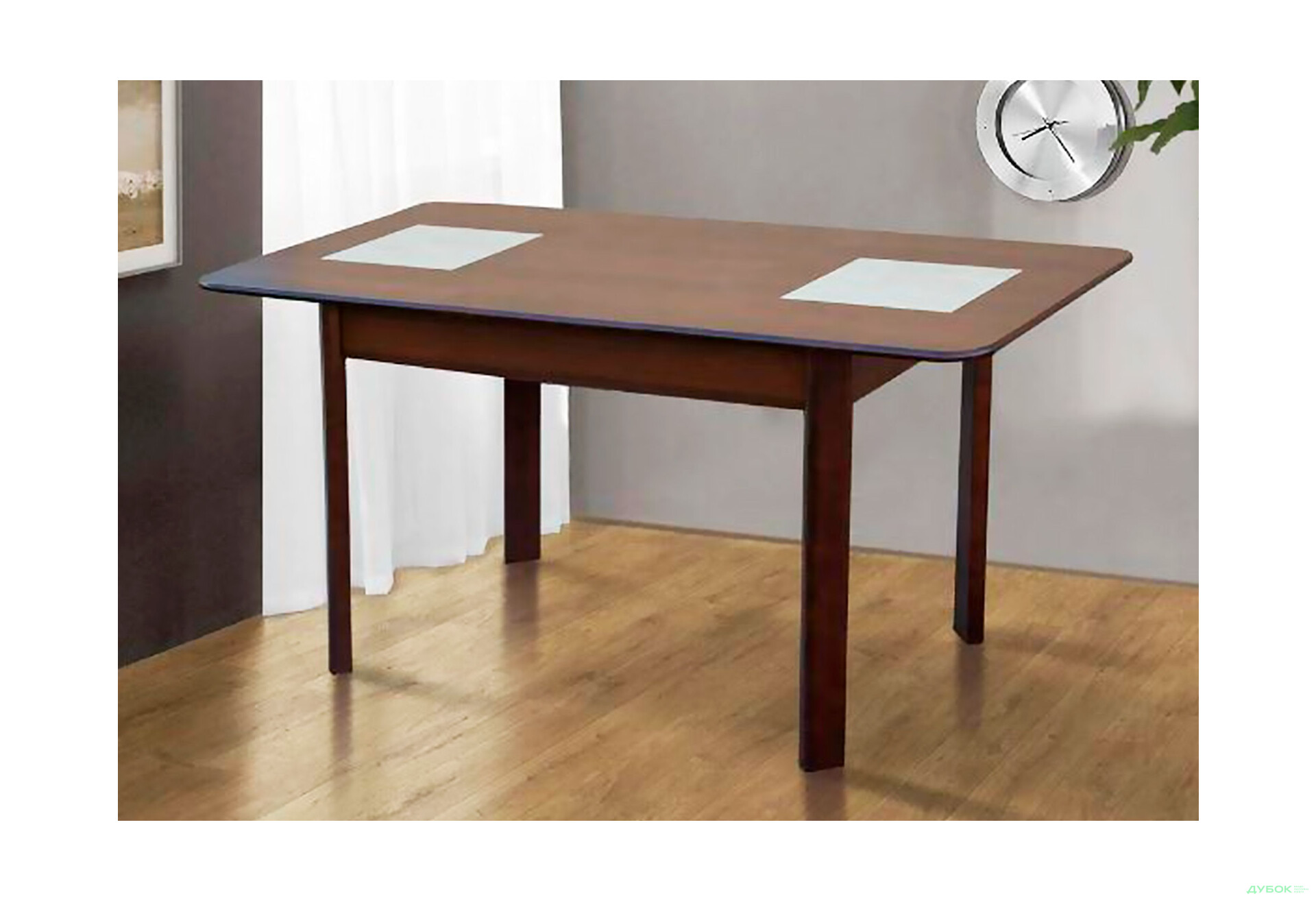 Стіл обідній Модуль Люкс Бостон 115x74 см розкладний  - Зображення 2 Зображення 2 - Стіл обідній Модуль Люкс Бостон 115x74 см розкладний