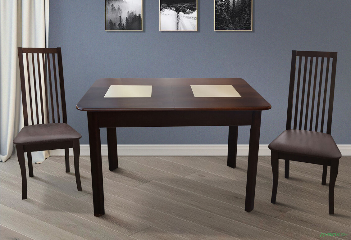 Стіл обідній Модуль Люкс Бостон 115x74 см розкладний  - Зображення 3 Зображення 3 - Стіл обідній Модуль Люкс Бостон 115x74 см розкладний