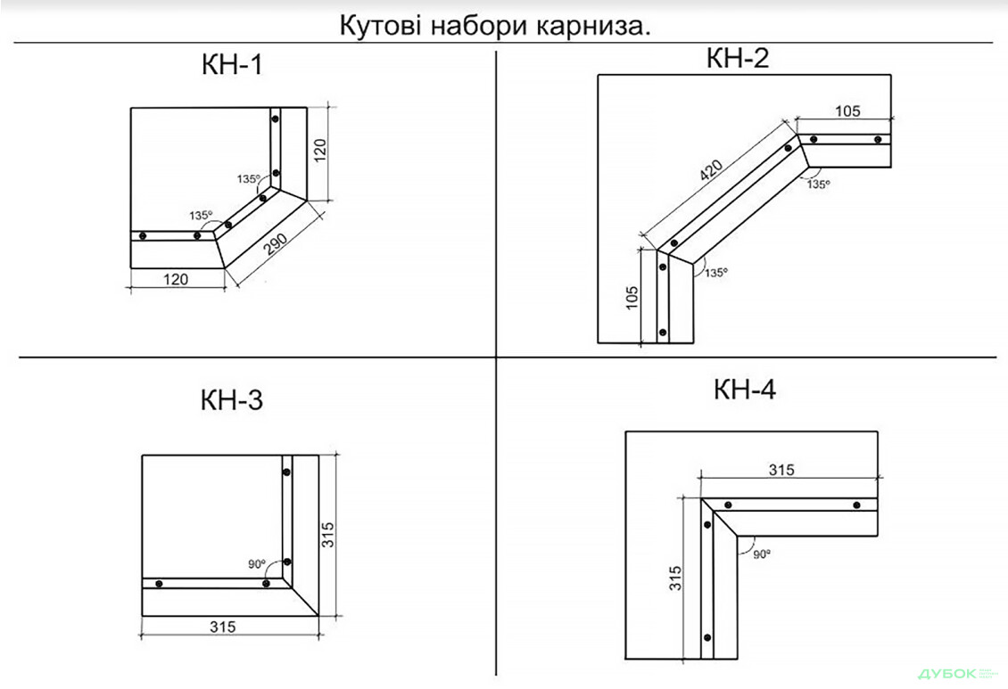 Карниз Аморе Класік / Amore Classic VIP-master - Зображення 2 Зображення 2 - Карниз Аморе Класік / Amore Classic VIP-master