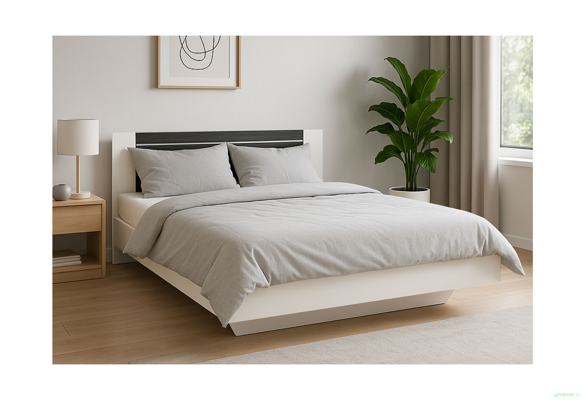 Зображення 2 - Ліжко Світ Меблів Круїз (без вкладу) 140х200 см, біле