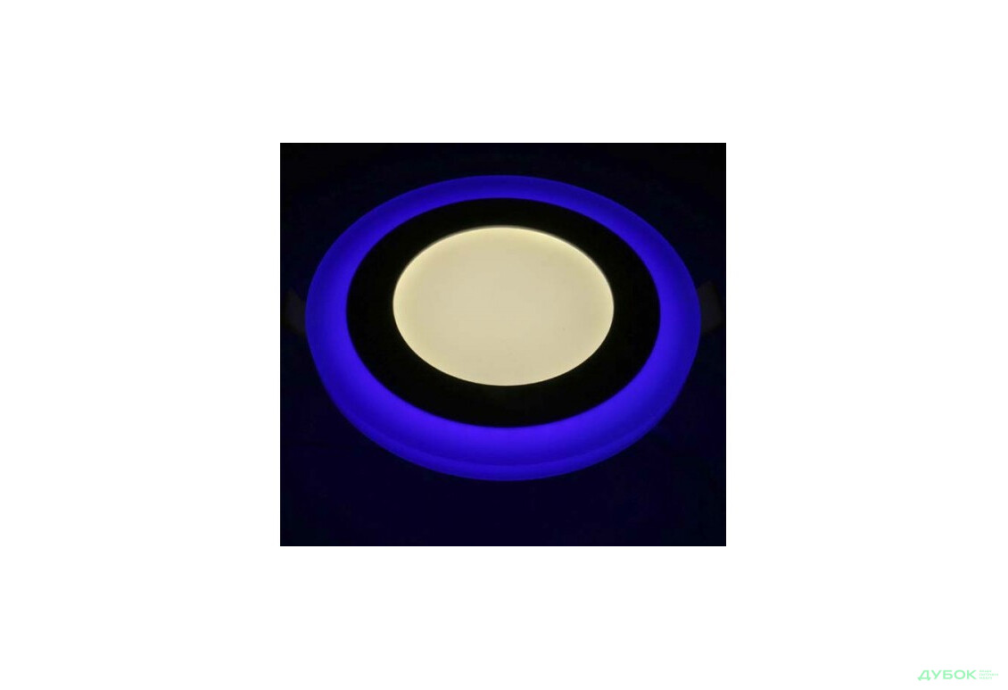 Фото 2 - Свiтильник світлодіодний AL2662 6W з синьою підсвіткою Feron