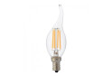 Фото 1 - Лампа FILAMENT FLAME-4 4Вт свіча на вітрі Е14 001 014 0004 Horoz Electric