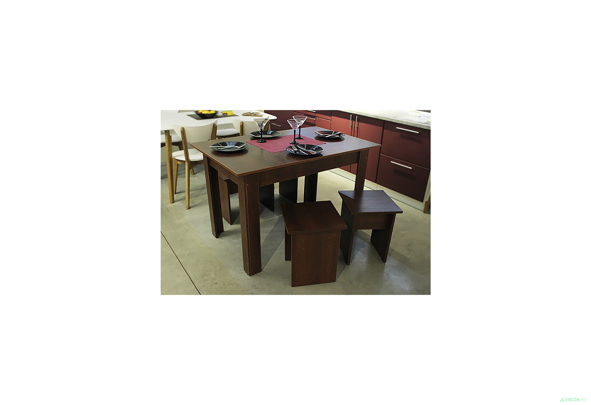 Стол обеденный №1 нераскладной БМФ - Изображение 2 Изображение 2 - Стол обеденный №1 нераскладной БМФ