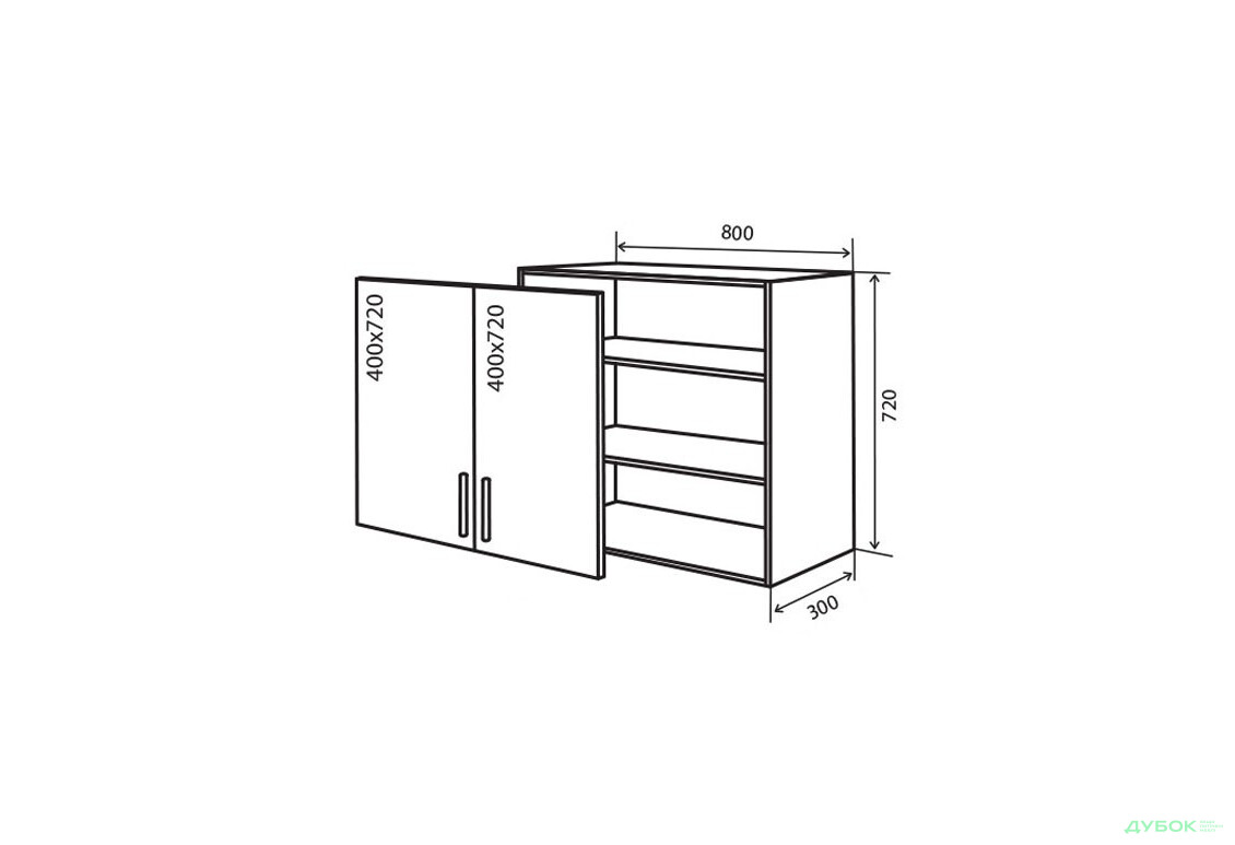 В8 Тумба 2Д 80 МоДа Люкс / MoDa Luxe VIP-master - Зображення 1 Зображення 1 - В8 Тумба 2Д 80 МоДа Люкс / MoDa Luxe VIP-master