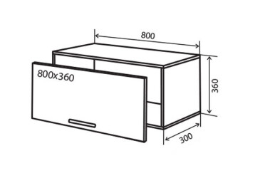 В11 Тумба низкая 80