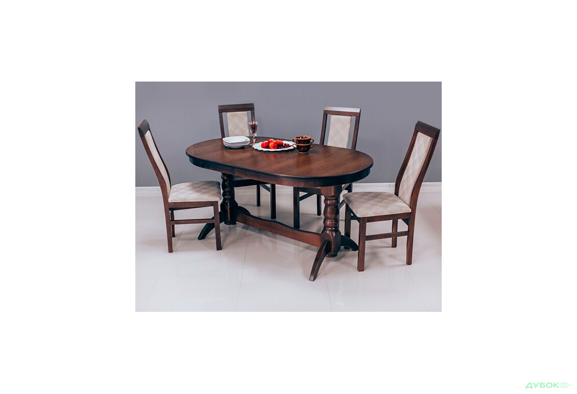 Изображение 4 - Стол Гостинный 120(+40)х80, овал, раскладной, 2 ножки Pavlik