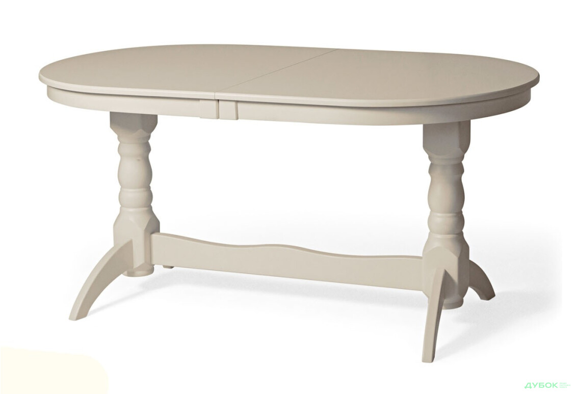 Стол Гостинный 120(+40)х80, овал, раскладной, 2 ножки Pavlik