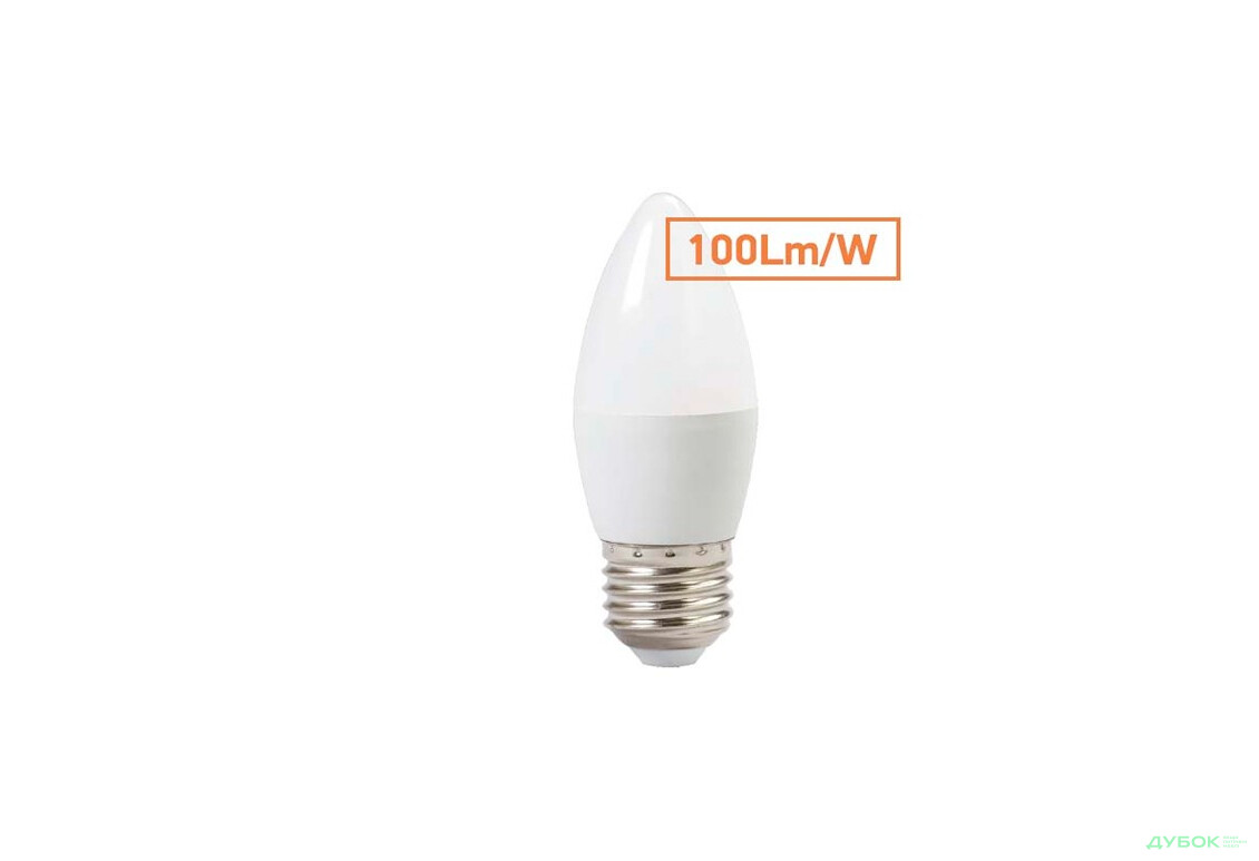 Лампа світлодіодна LB-197 C37 7W E27 4000K Feron