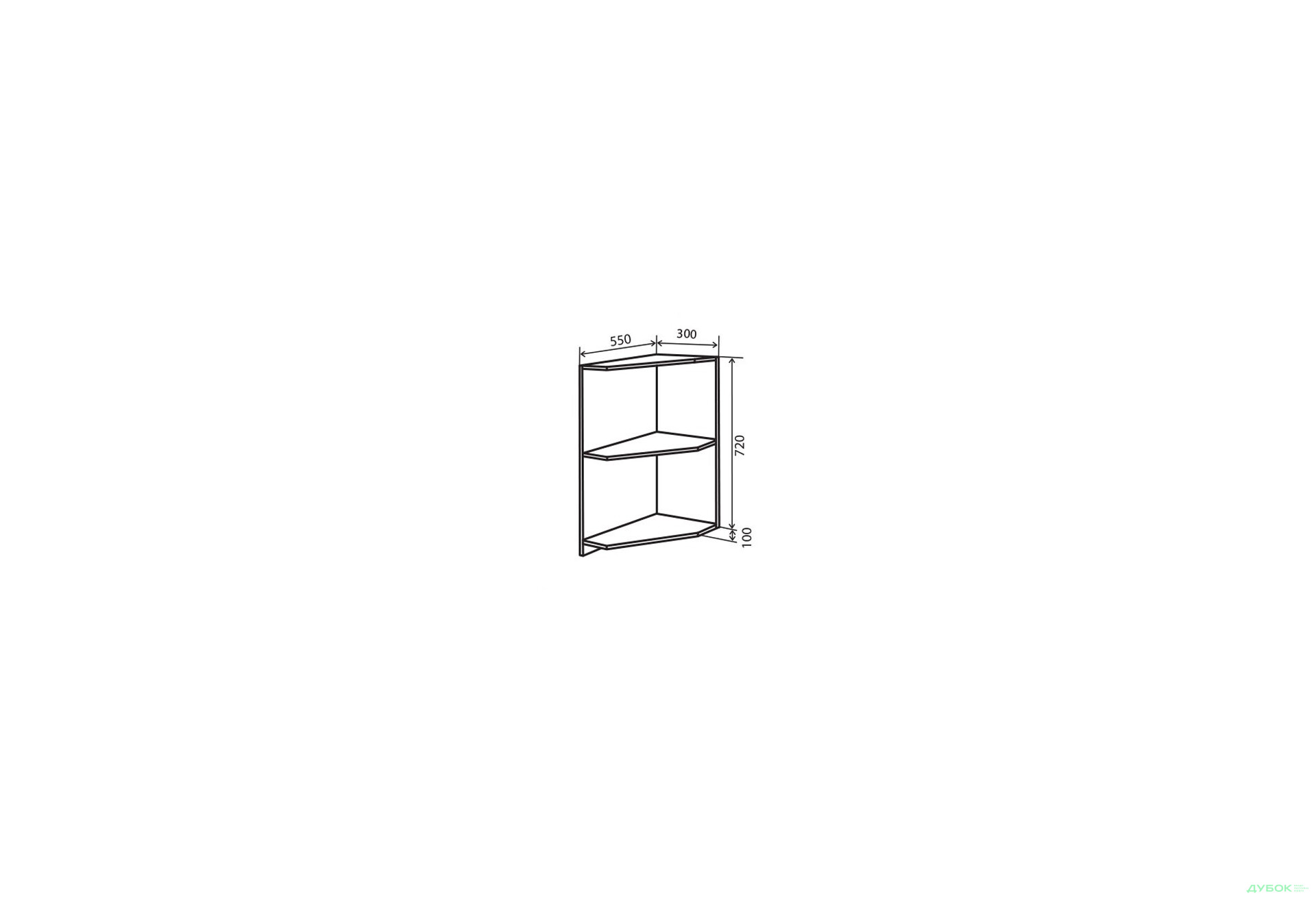 Н17 Полиці кутові Альта Люкс / Alta Luxe VIP-master - Зображення 1 Зображення 1 - Н17 Полиці кутові Альта Люкс / Alta Luxe VIP-master