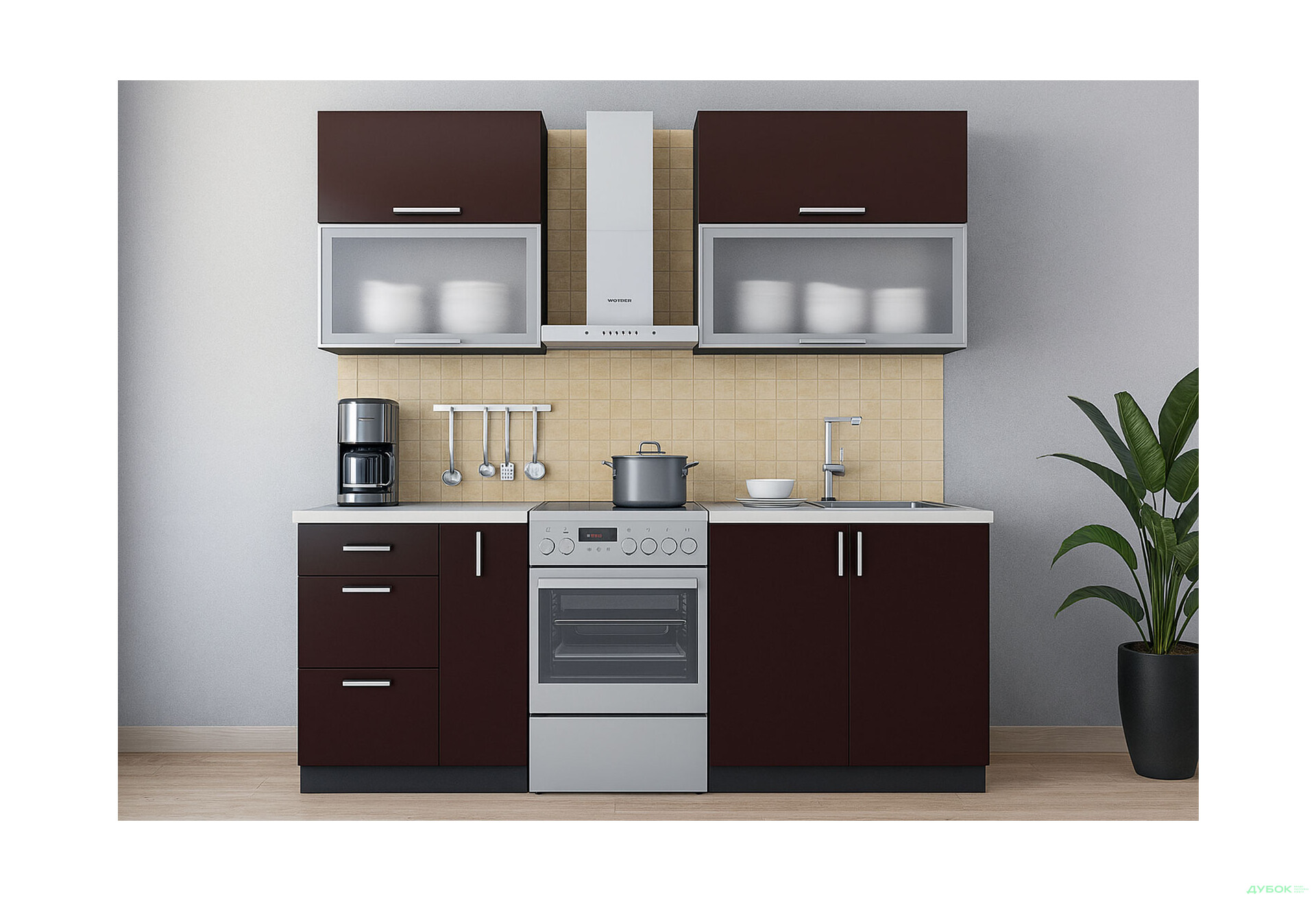 Кухня Вип-Мастер МоДа / MoDa 190 см - Изображение 1 Изображение 1 - Кухня Вип-Мастер МоДа / MoDa 190 см