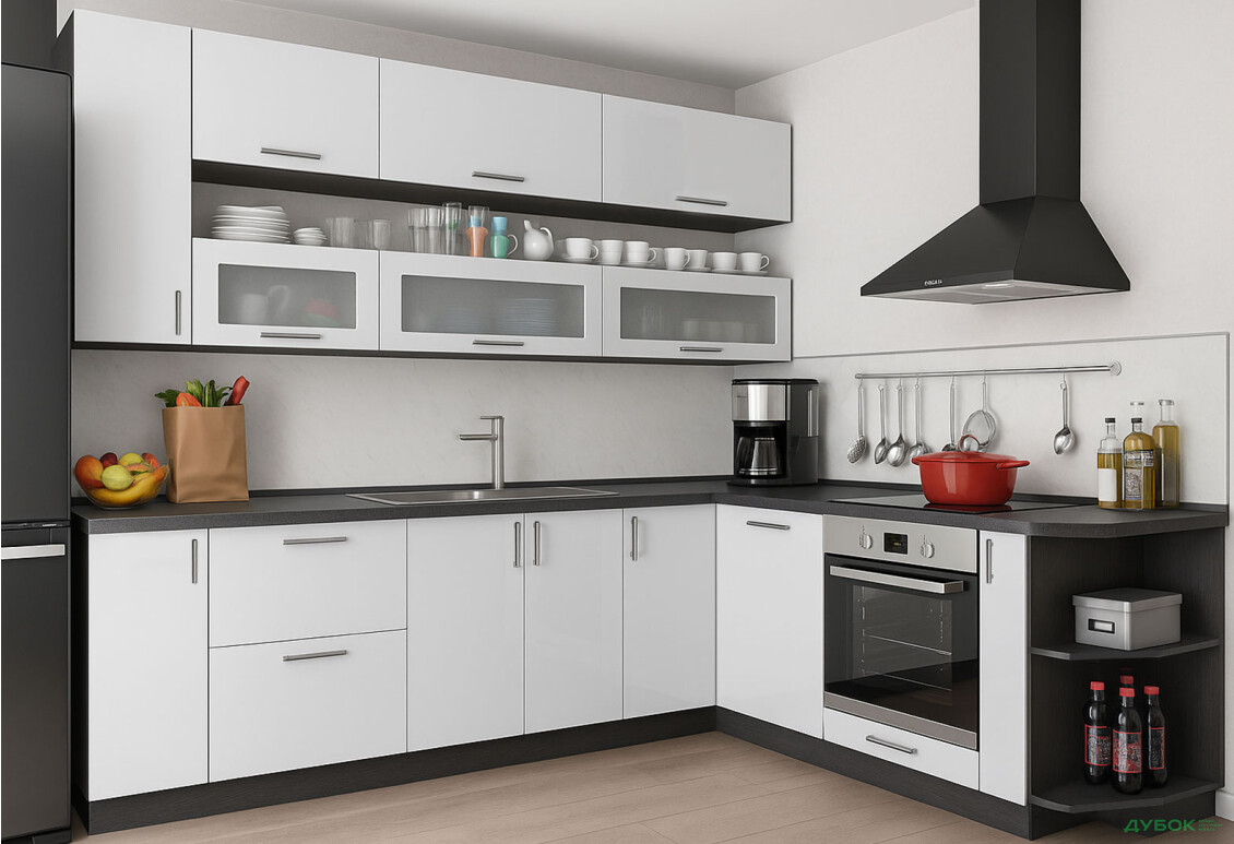 Кухня кутова VIP-master Колор-міх / Color-mix 260х210 см - Зображення 1 Зображення 1 - Кухня кутова VIP-master Колор-міх / Color-mix 260х210 см