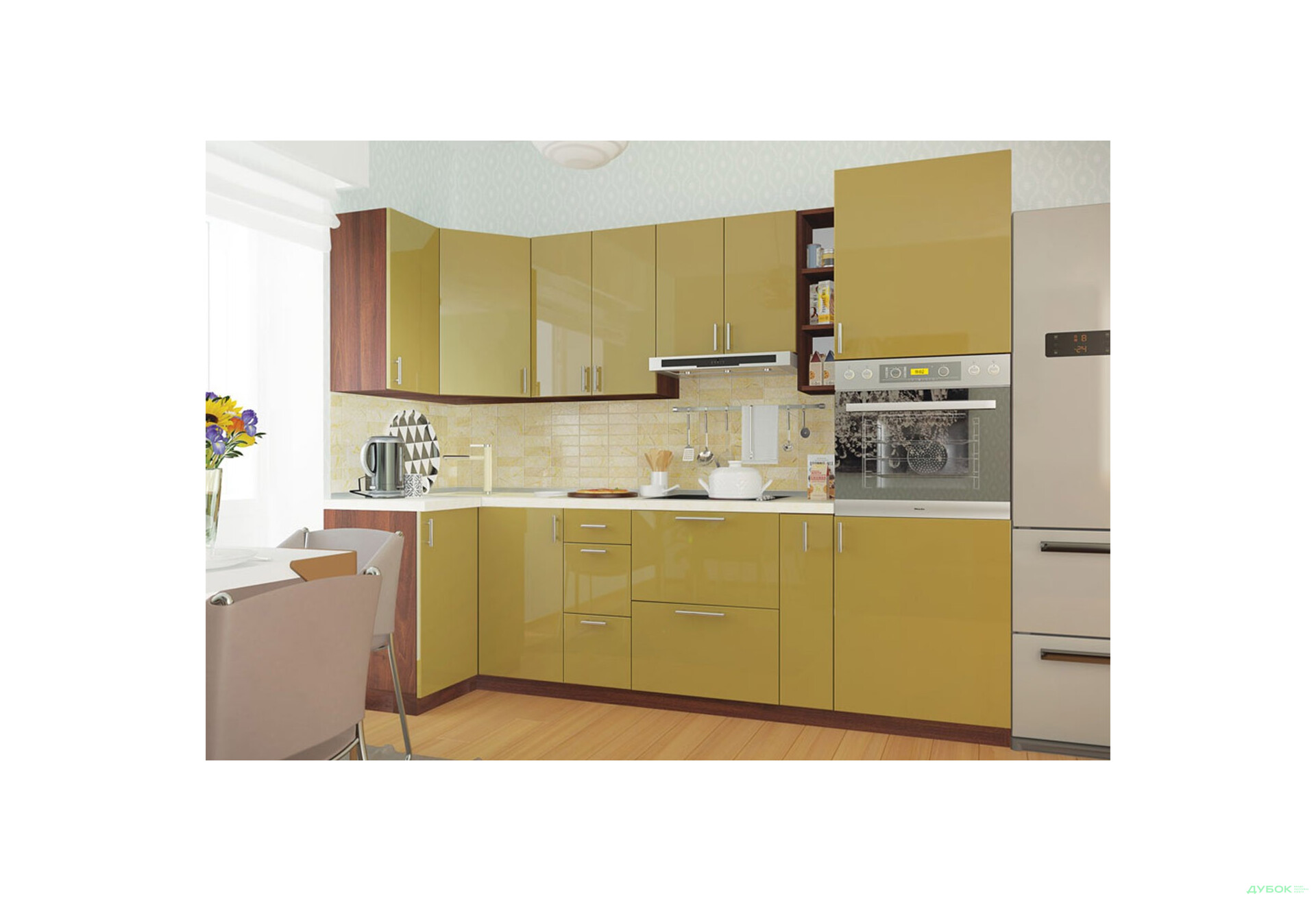 Зображення 1 - Кухня кутова Колор-міх / Color-mix 1.0х2.7 VIP-master