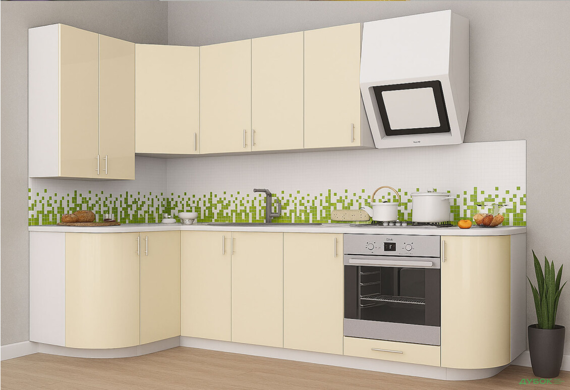 Кухня кутова VIP-master Колор-міх / Color-mix 130х270 см - Зображення 1 Зображення 1 - Кухня кутова VIP-master Колор-міх / Color-mix 130х270 см