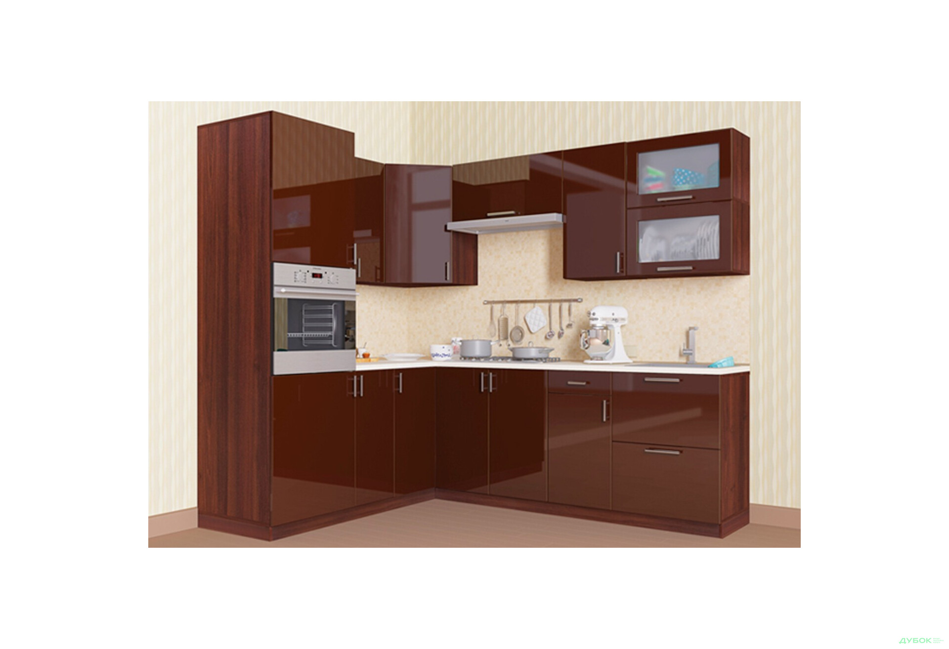 Кухня кутова Колор-міх / Color-mix 2.0х2.4 VIP-master - Зображення 1 Зображення 1 - Кухня кутова Колор-міх / Color-mix 2.0х2.4 VIP-master