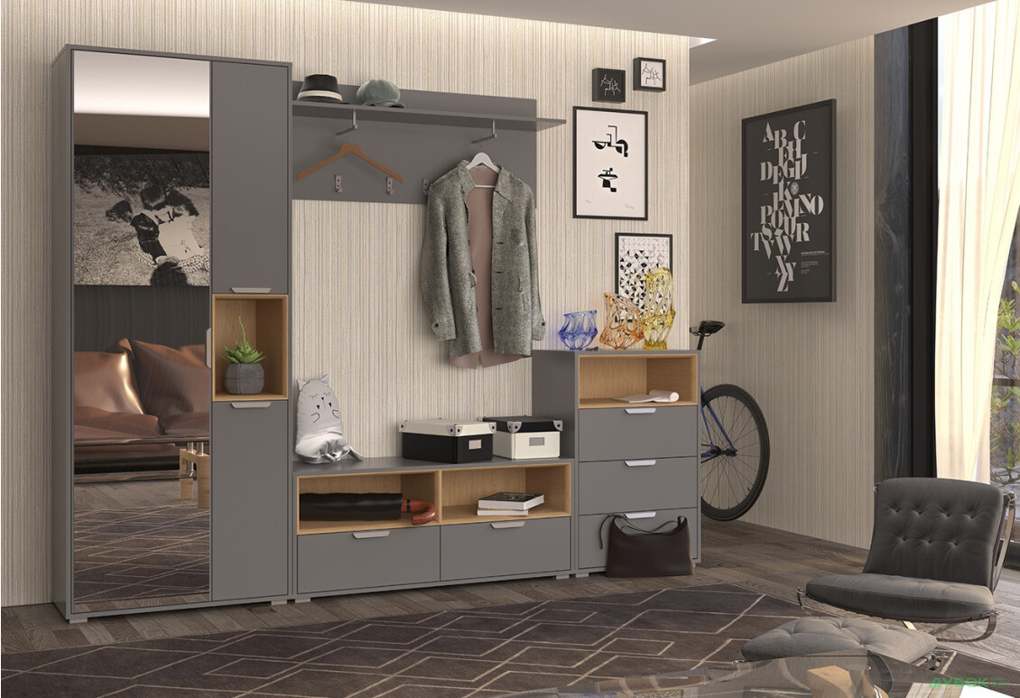 Модульная прихожая Арте / Arte ВМВ Холдинг - Изображение 1 Изображение 1 - Модульная прихожая Арте / Arte ВМВ Холдинг