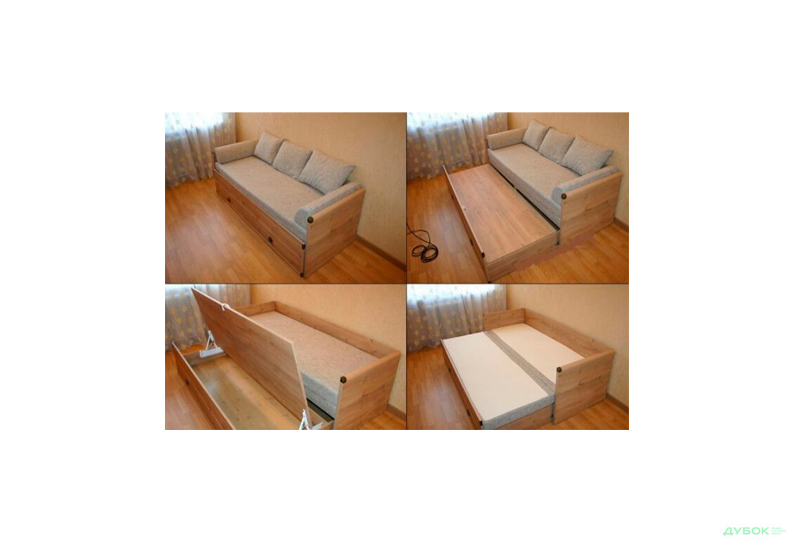 Зображення 4 - Диван Севілья / Sevillia Диван-тахта 80/160+матрац та подушки ВМК