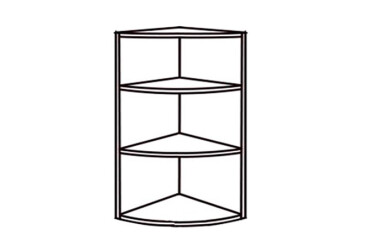 В15R Полки угловые 72 Максима Люкс Вип-Мастер