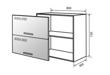 В21 Тумба витрина 80 Максима Люкс Вип-Мастер