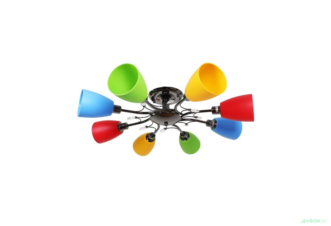 SALE Люстра HD 73967/8 кольорова, виставкова