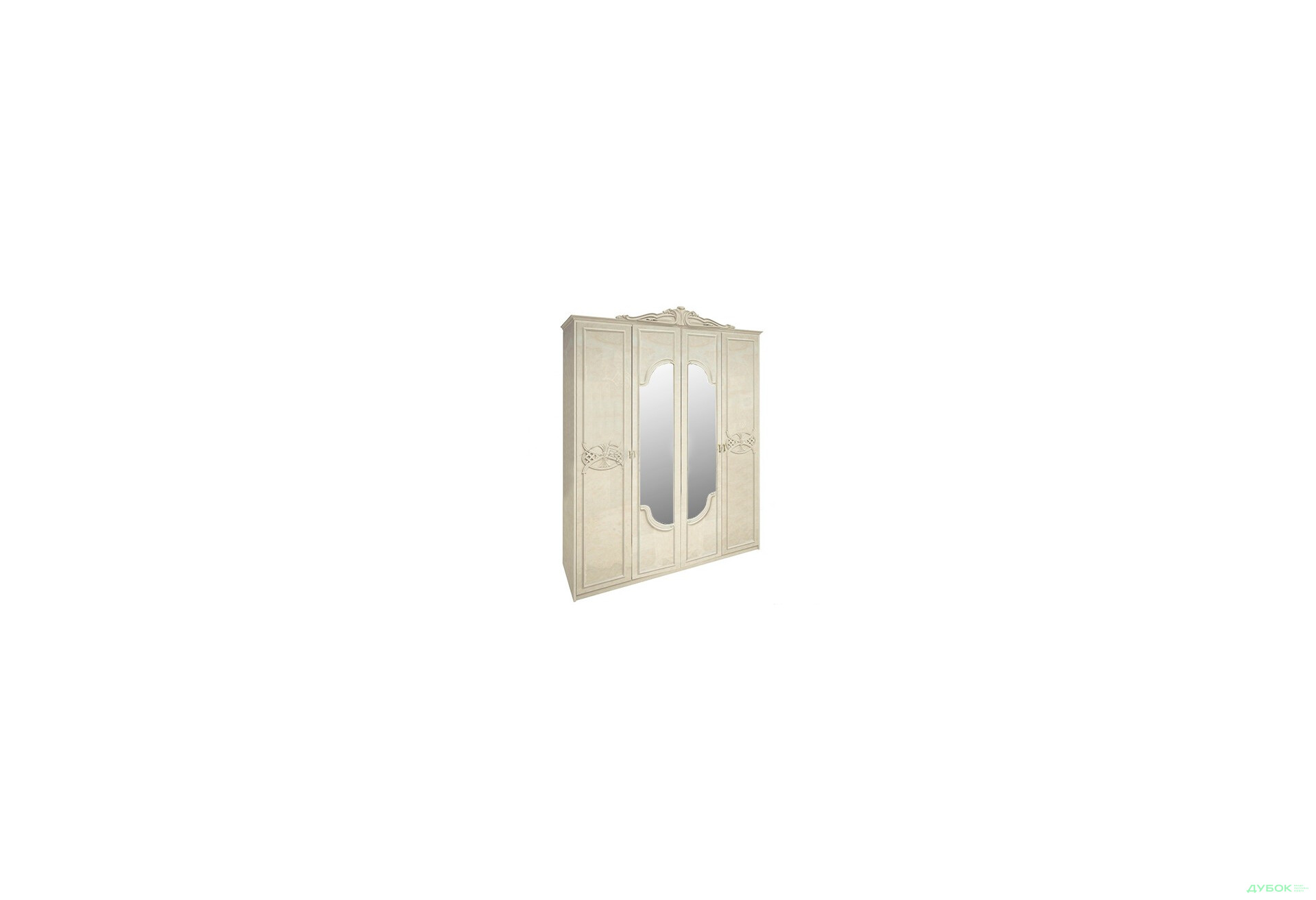 Зображення 1 - Шафа 4Д без шухляд Олімпія MiroMark