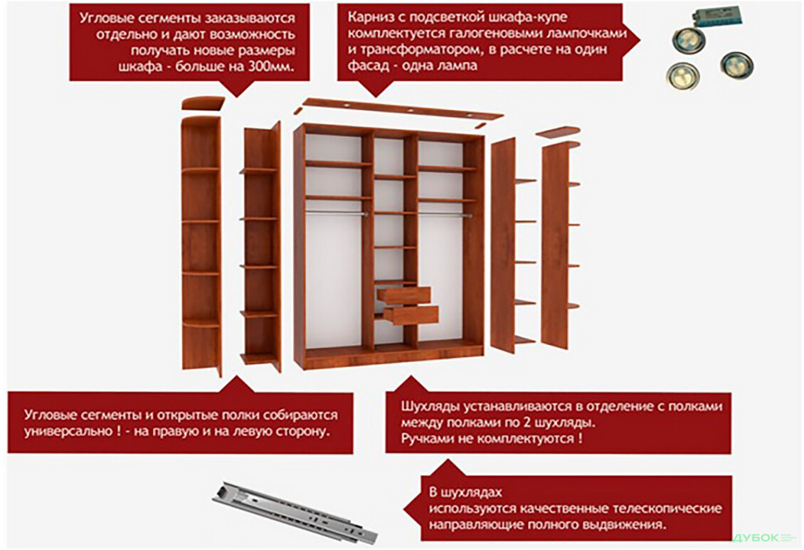 Изображение 10 - Шкаф-купе 2D угловой 1350 Мебель Стар