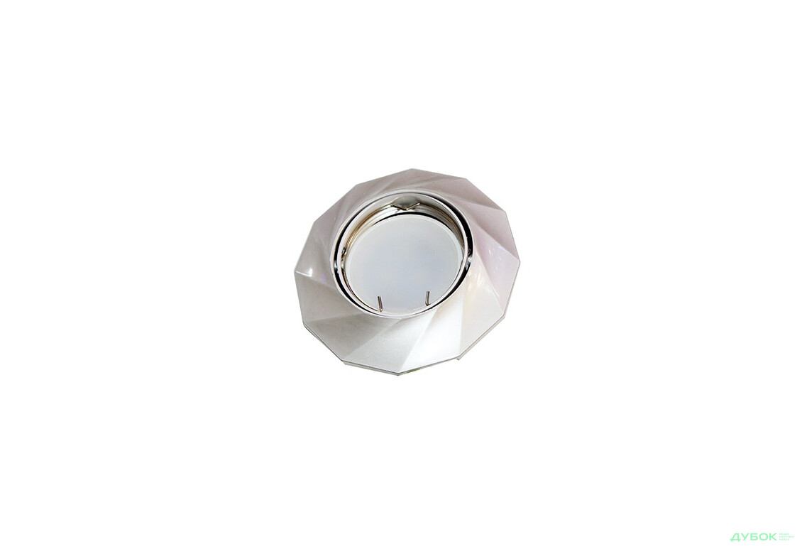Світильник точковий DL6021 MR16/G5.3 /жемчужне срібло поворотний Feron