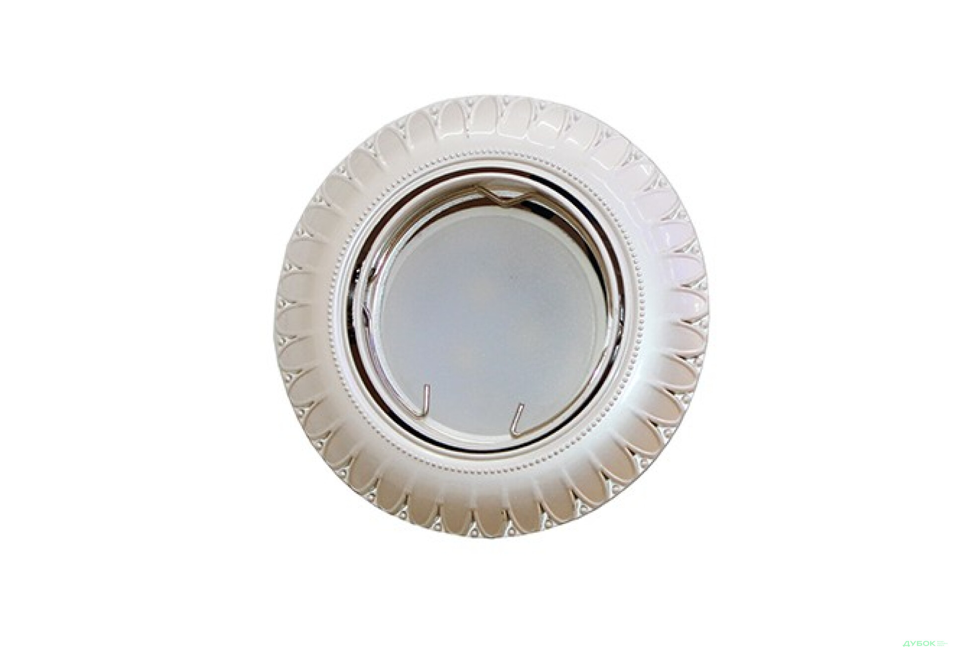 Фото 1 - Светильник точечный DL6051 MR16/G5.3/жемчужное серебро поворотный Ферон