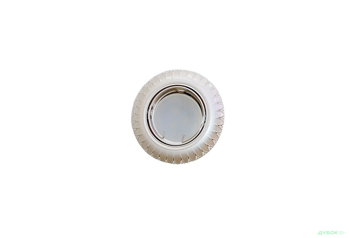 Светильник точечный DL6051 MR16/G5.3/жемчужное серебро поворотный Ферон