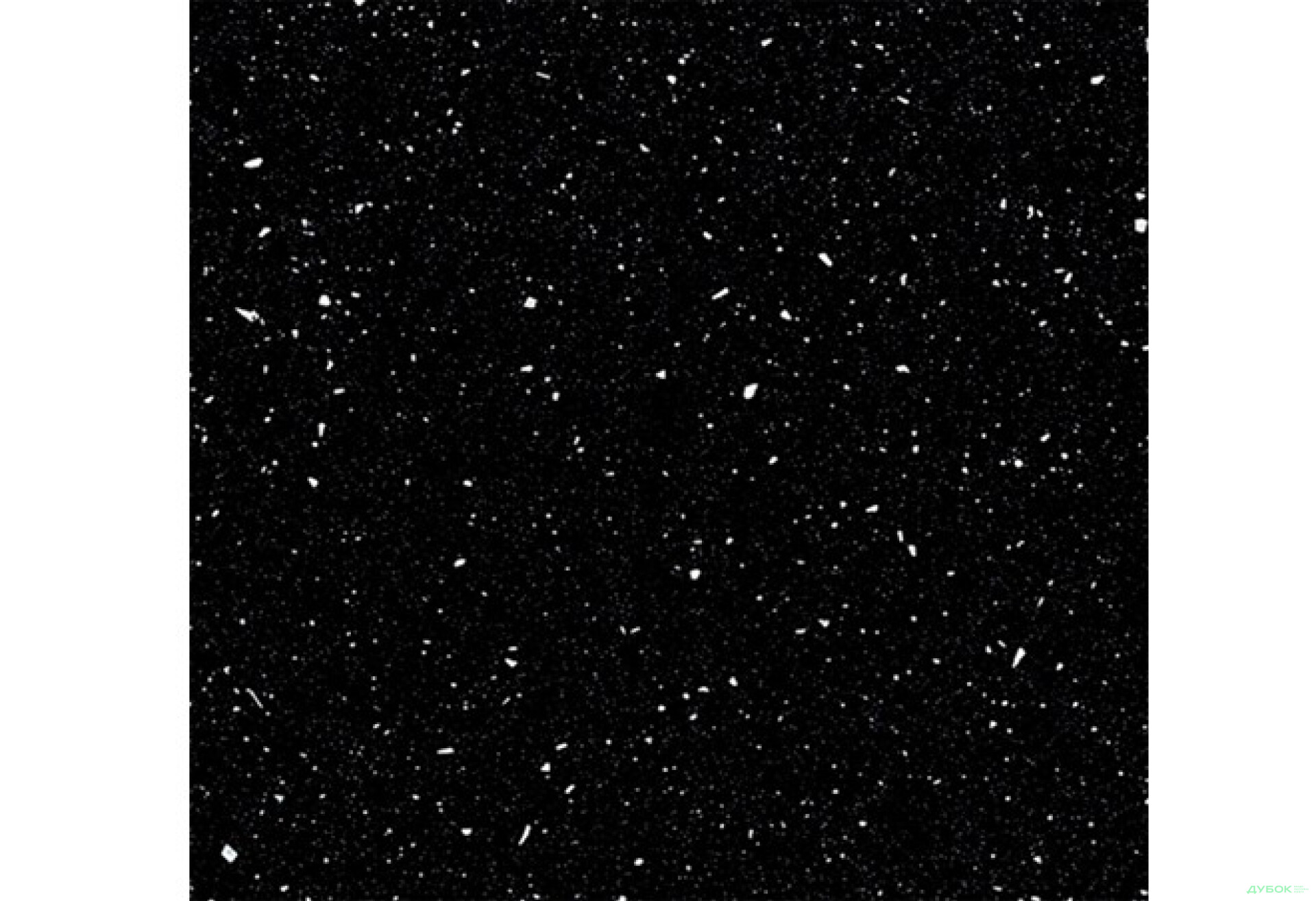 Фото 1 - К218 столешница Андромеда Черная глянец 28 мм Кроноспан