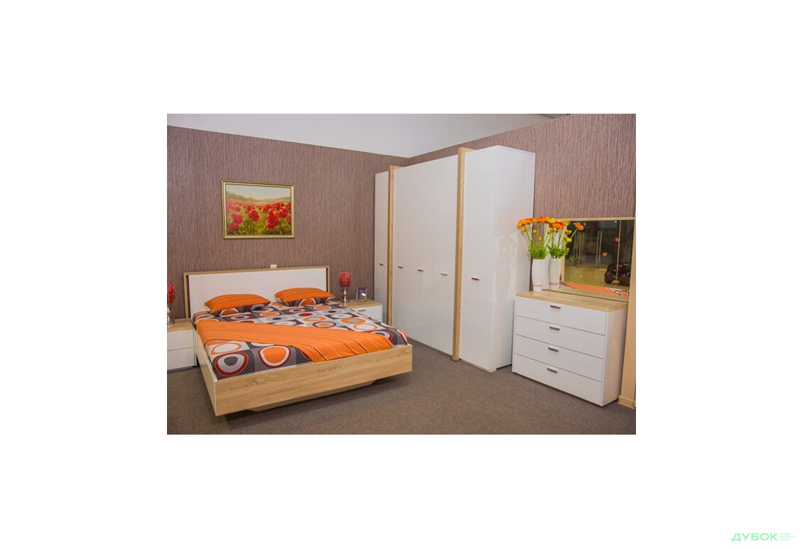 Фото 5 - Модульная спальня Альба Embawood