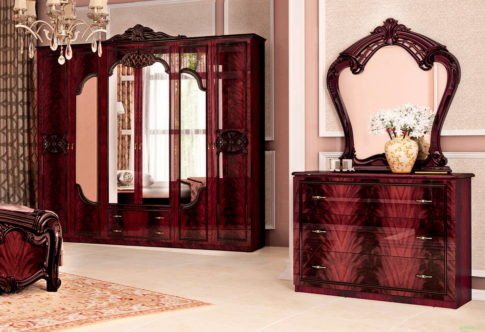 Изображение 10 - Модульная спальня Олимпия МироМарк