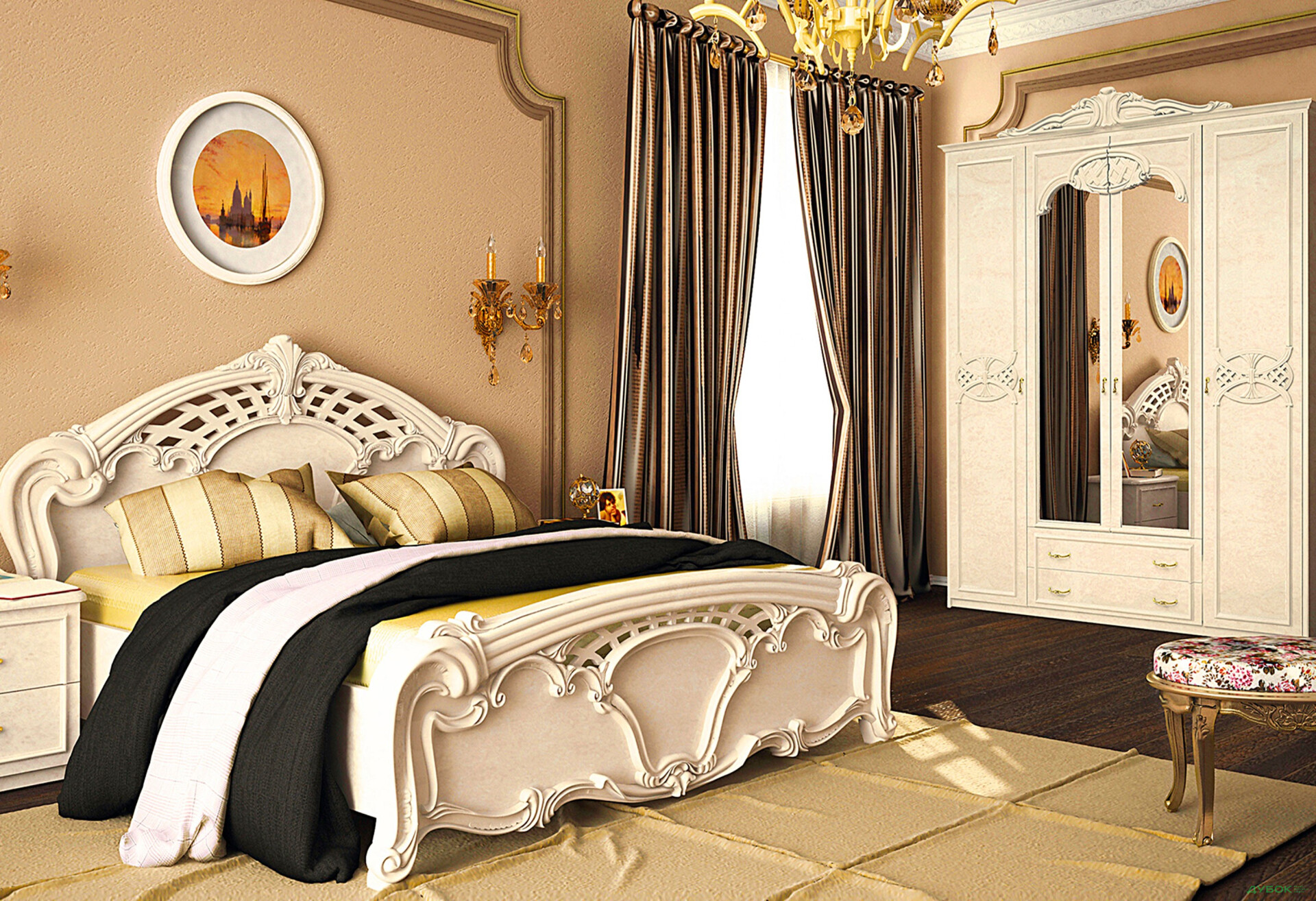 Изображение 1 - Модульная спальня Олимпия МироМарк