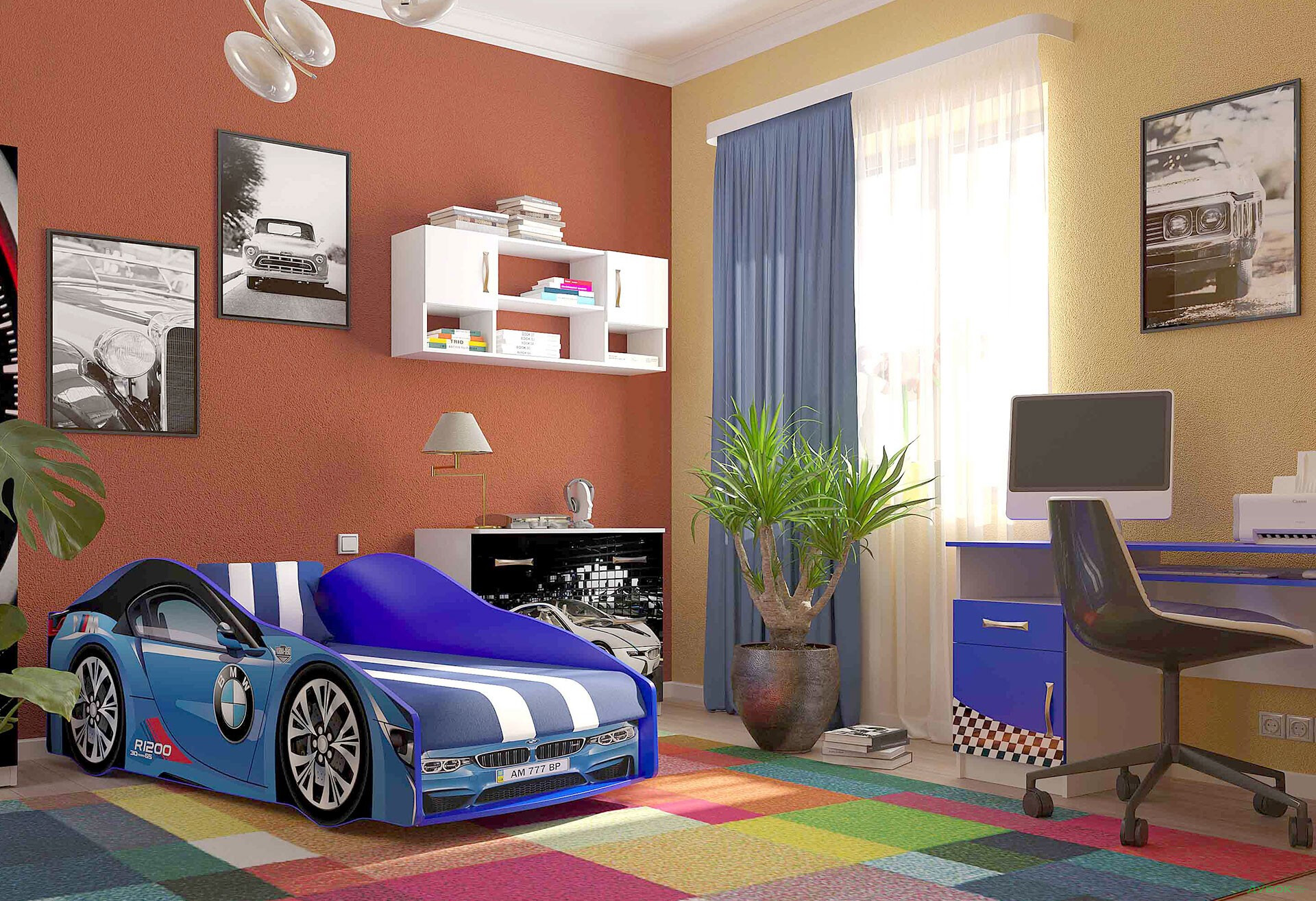 Ліжко Viorina-Deko BMW Е-1 - Зображення 12 Зображення 12 - Ліжко Viorina-Deko BMW Е-1