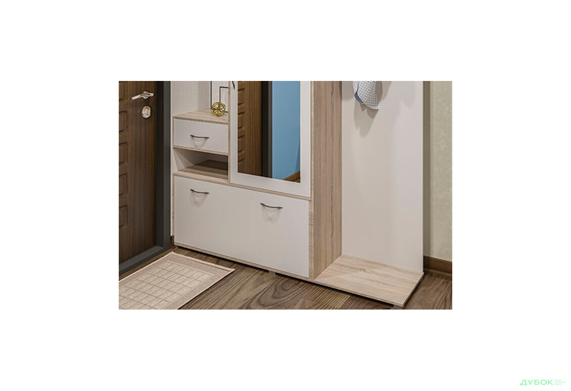 Прихожая Грета (светлая) Svit Mebliv - Изображение 2 Изображение 2 - Прихожая Грета (светлая) Svit Mebliv