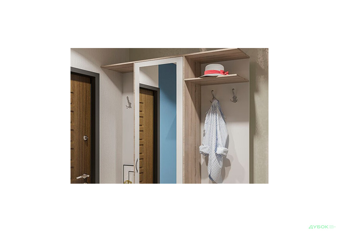 Прихожая Грета (светлая) Svit Mebliv - Изображение 3 Изображение 3 - Прихожая Грета (светлая) Svit Mebliv