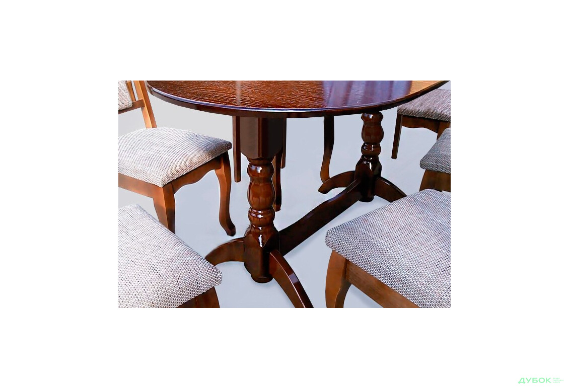 Изображение 2 - Стол Гостинный 160(+40)х90, овал, раскладной, 2 ножки Pavlik